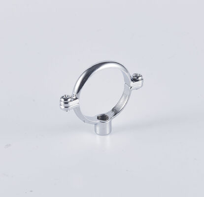 Easy Install Brass Pipe Clamp For Plumbing Industrial Applications Chrome Plated Clamp